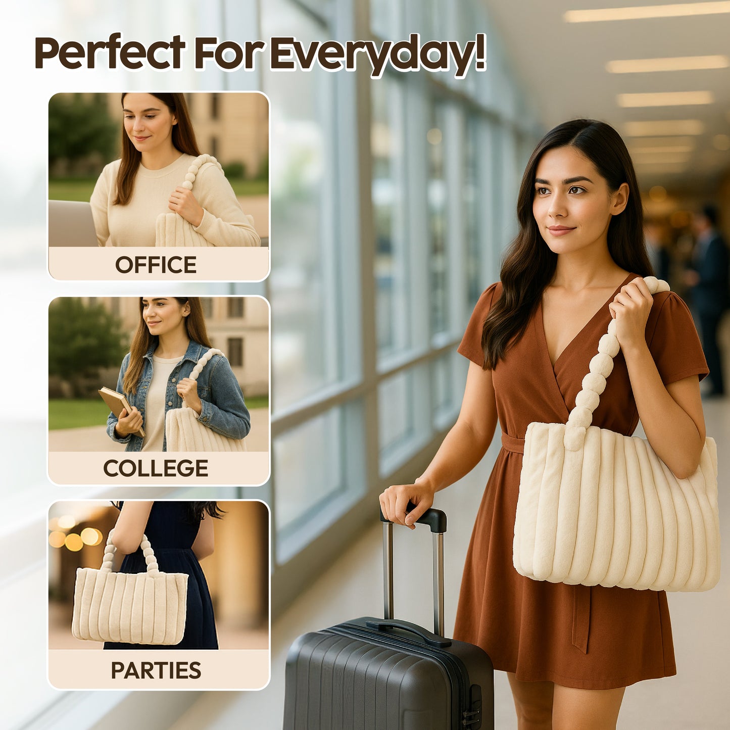 Plush Tote Bag (Free Labubu Included)