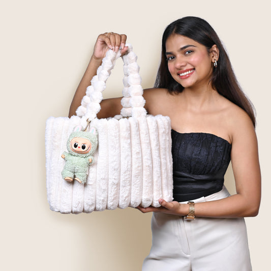 Plush Tote Bag (Free Labubu Included)