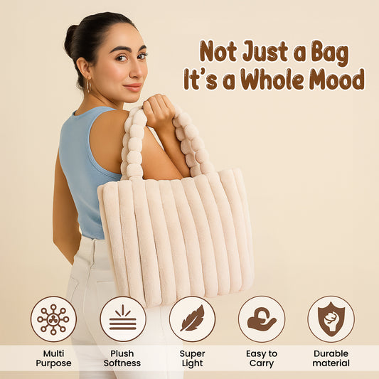 Plush Tote Bag (Free Labubu Included)