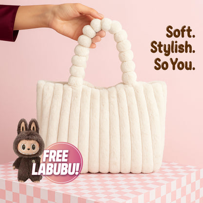 Plush Tote Bag (Free Labubu Included)