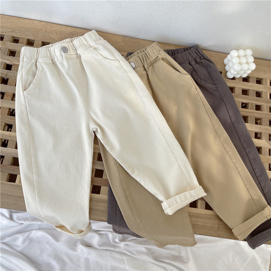 Kids Casual Pants Solid Boys Loose Harem Pants ( Pack of 3 )