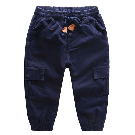 Boys Wear Fashion Children Clothes Cotton 6 Pockets Lace Trousers Pants ( Pack of 3 )