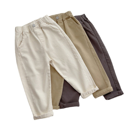 Kids Casual Pants Solid Boys Loose Harem Pants ( Pack of 3 )